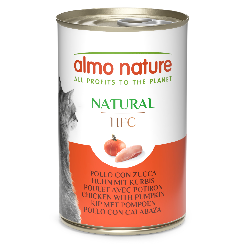 12 + 6 gratis! 18 x 140 g Almo Nature HFC Natural - Huhn mit Kürbis 12 + 6 gratis! 18 x 140 g Almo Nature HFC Natural - Huhn mit Kürbis von Almo Nature HFC