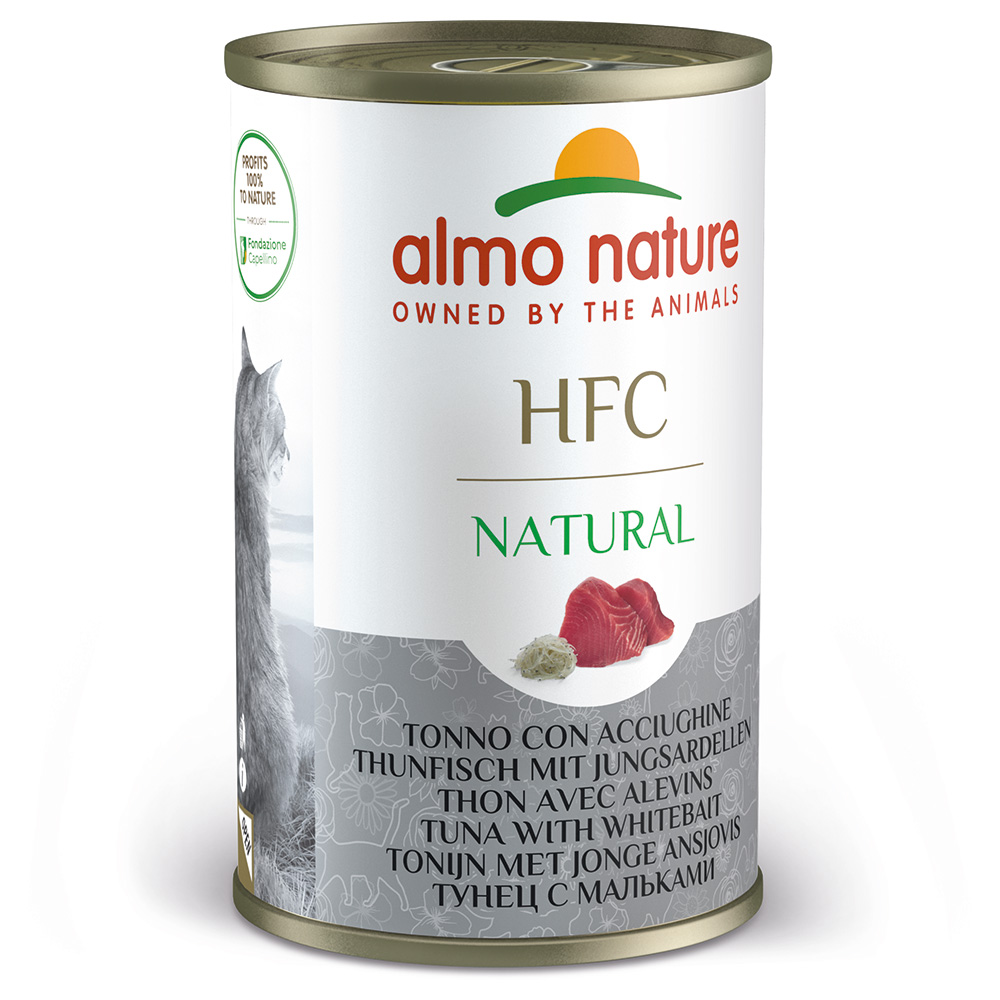 20 + 4 gratis! 24 x 140 g Almo Nature HFC Natural - Thunfisch mit Jungsardellen von Almo Nature HFC