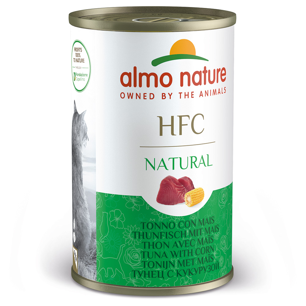 20 + 4 gratis! 24 x 140 g Almo Nature HFC Natural - Thunfisch mit Mais von Almo Nature HFC