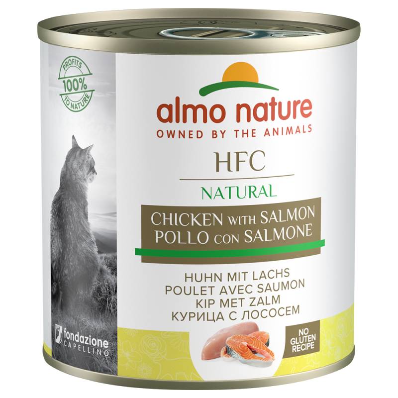 20 + 4 gratis! 24 x 280 g Almo Nature HFC Natural - Huhn & Lachs von Almo Nature HFC