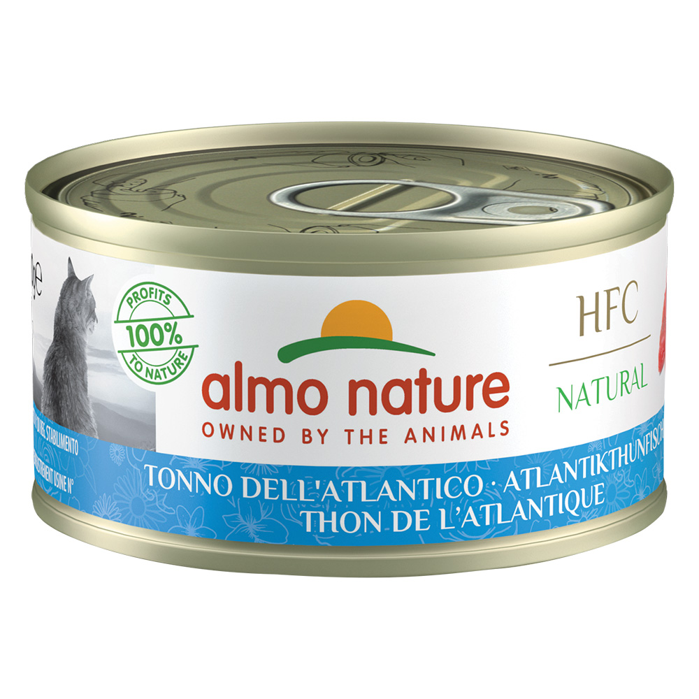 20 + 4 gratis! 24 x 70 g Almo Nature - HFC Natural: Atlantikthunfisch von Almo Nature HFC