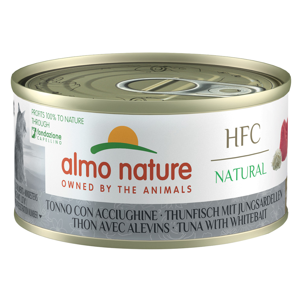 20 + 4 gratis! 24 x 70 g Almo Nature - HFC Natural: Thunfisch & Jungsardelle von Almo Nature HFC