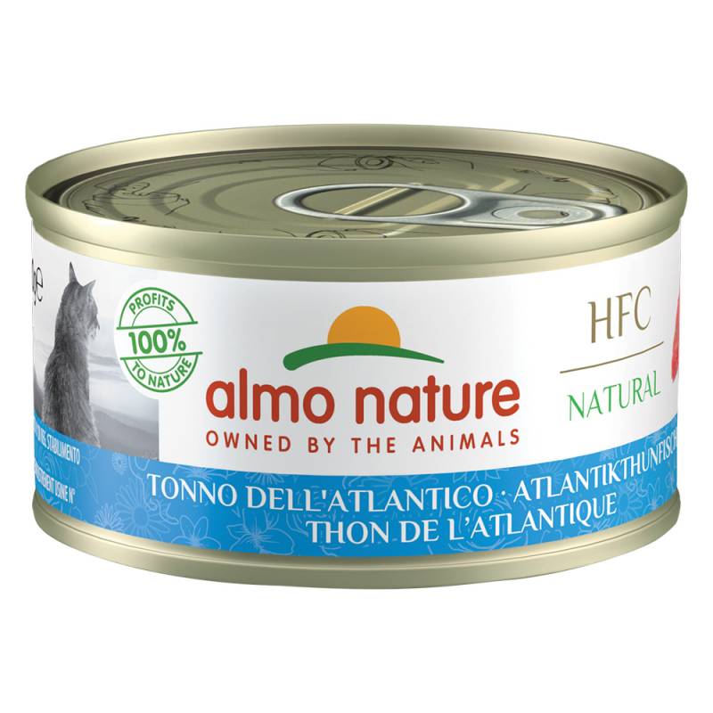 5 + 1 gratis! 6 x 70 g Almo Nature - HFC Natural Atlantikthunfisch von Almo Nature HFC