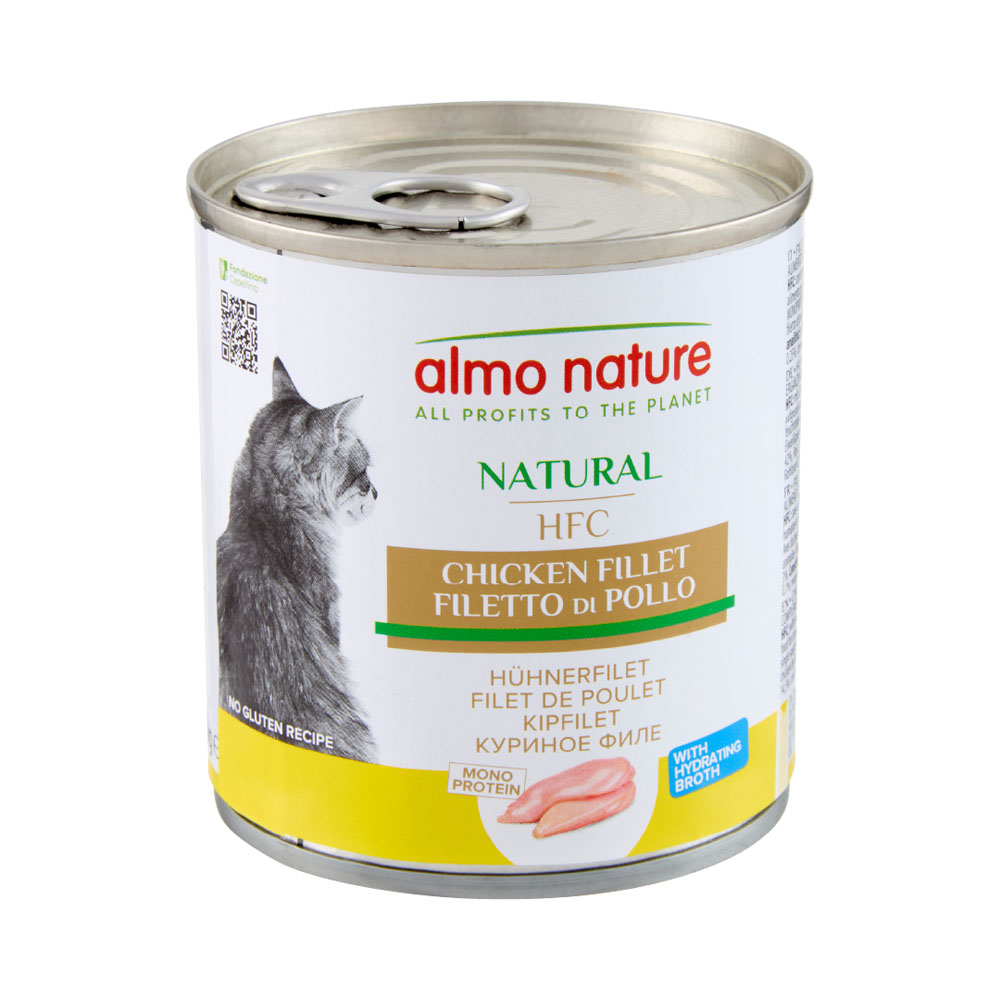 6 x 280 g Almo Nature HFC Natural zum Sonderpreis! - Hühnerfilet 6 x 280 g Almo Nature HFC Natural zum Sonderpreis! - Hühnerfilet von Almo Nature HFC