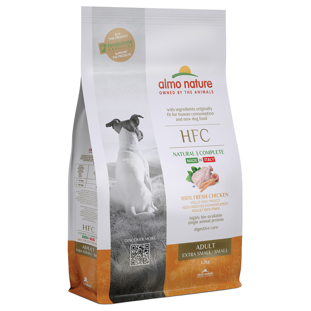 Almo Nature HFC Adult Hund XS-S Huhn - Sparpaket: 2 x 1,2 kg Almo Nature HFC Adult Hund XS-S Huhn - Sparpaket: 2 x 1,2 kg von Almo Nature HFC