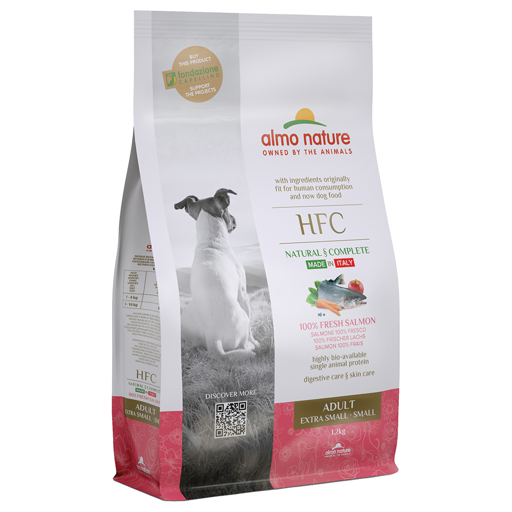 Almo Nature HFC Adult Hund XS-S Lachs - Sparpaket: 2 x 1,2 kg Almo Nature HFC Adult Hund XS-S Lachs - Sparpaket: 2 x 1,2 kg von Almo Nature HFC