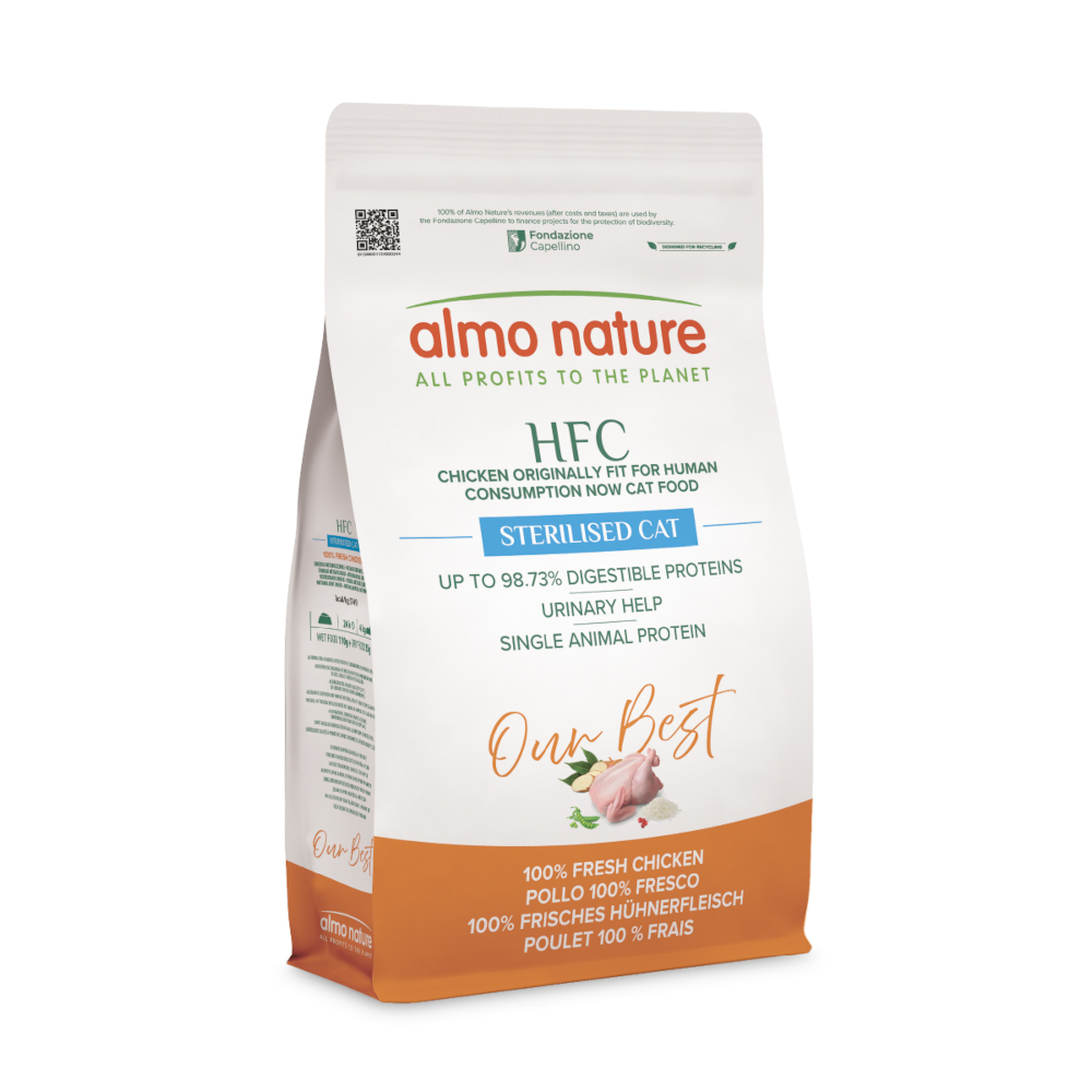 Almo Nature HFC Adult Sterilized Huhn - Sparpaket: 2 x 1,2 kg Almo Nature HFC Adult Sterilized Huhn - Sparpaket: 2 x 1,2 kg von Almo Nature HFC