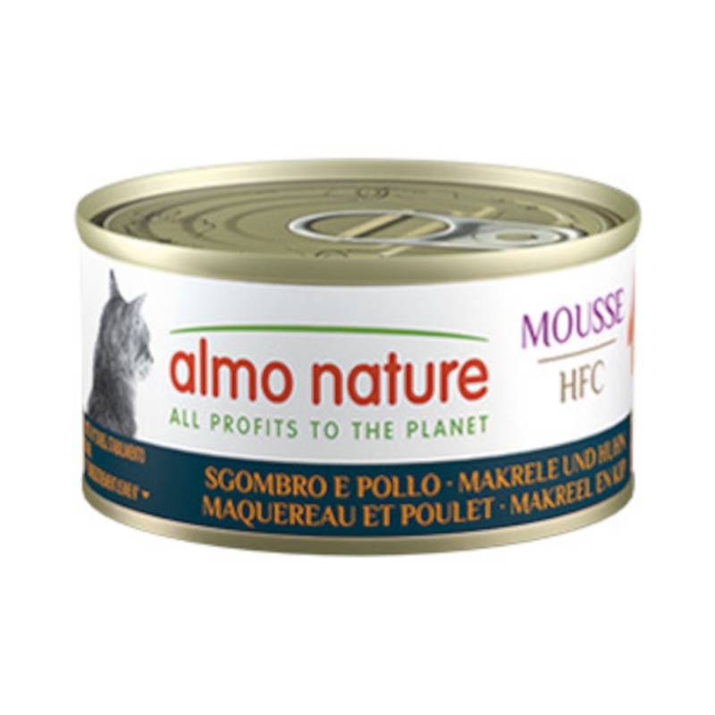 Almo Nature HFC Cat Mousse 6 x 70 g - Makrele und Huhn von Almo Nature HFC