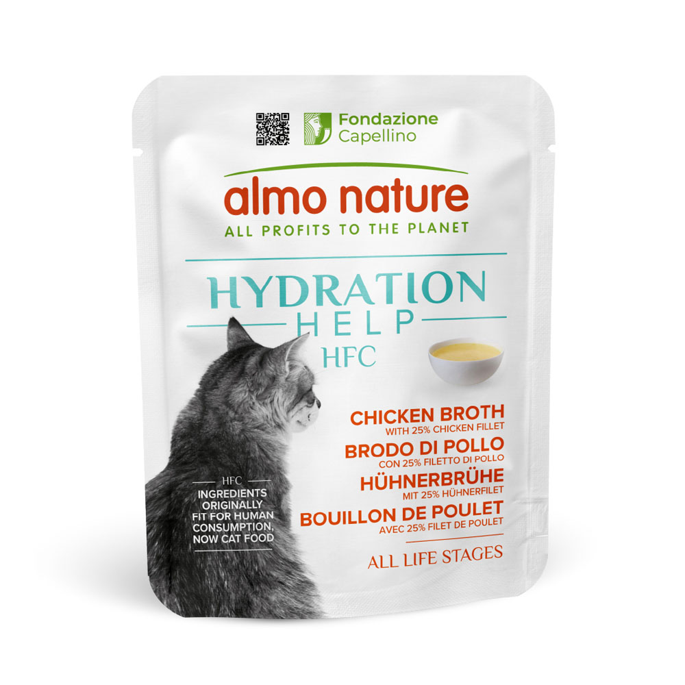 Almo Nature HFC Hydration Help 6 x 50 g - Hühnerbrühe mit Hühnerfilet Almo Nature HFC Hydration Help 6 x 50 g - Hühnerbrühe mit Hühnerfilet von Almo Nature HFC