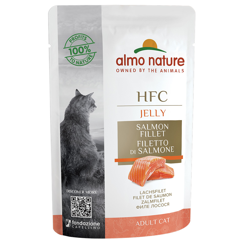 Almo Nature HFC Jelly Pouch 6 x 55 g - Lachsfilet von Almo Nature HFC