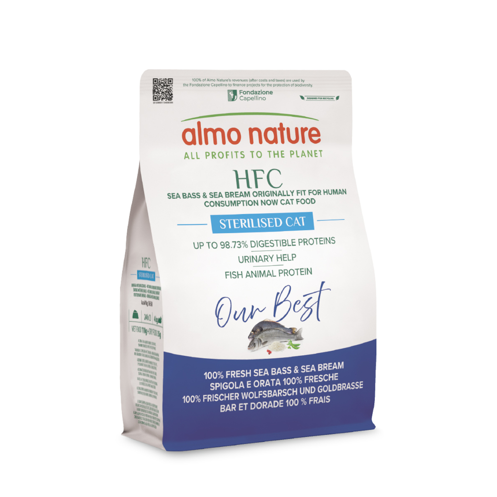 Almo Nature HFC Longevity Sterilized Wolfsbarsch & Goldbrasse - 300 g Almo Nature HFC Longevity Sterilized Wolfsbarsch & Goldbrasse - 300 g von Almo Nature HFC