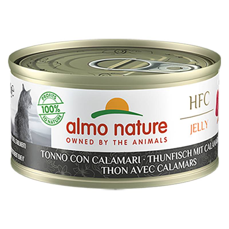 Sparpaket Almo Nature 24 x 70 g - HFC Thunfisch mit Calamaris in Gelee von Almo Nature HFC