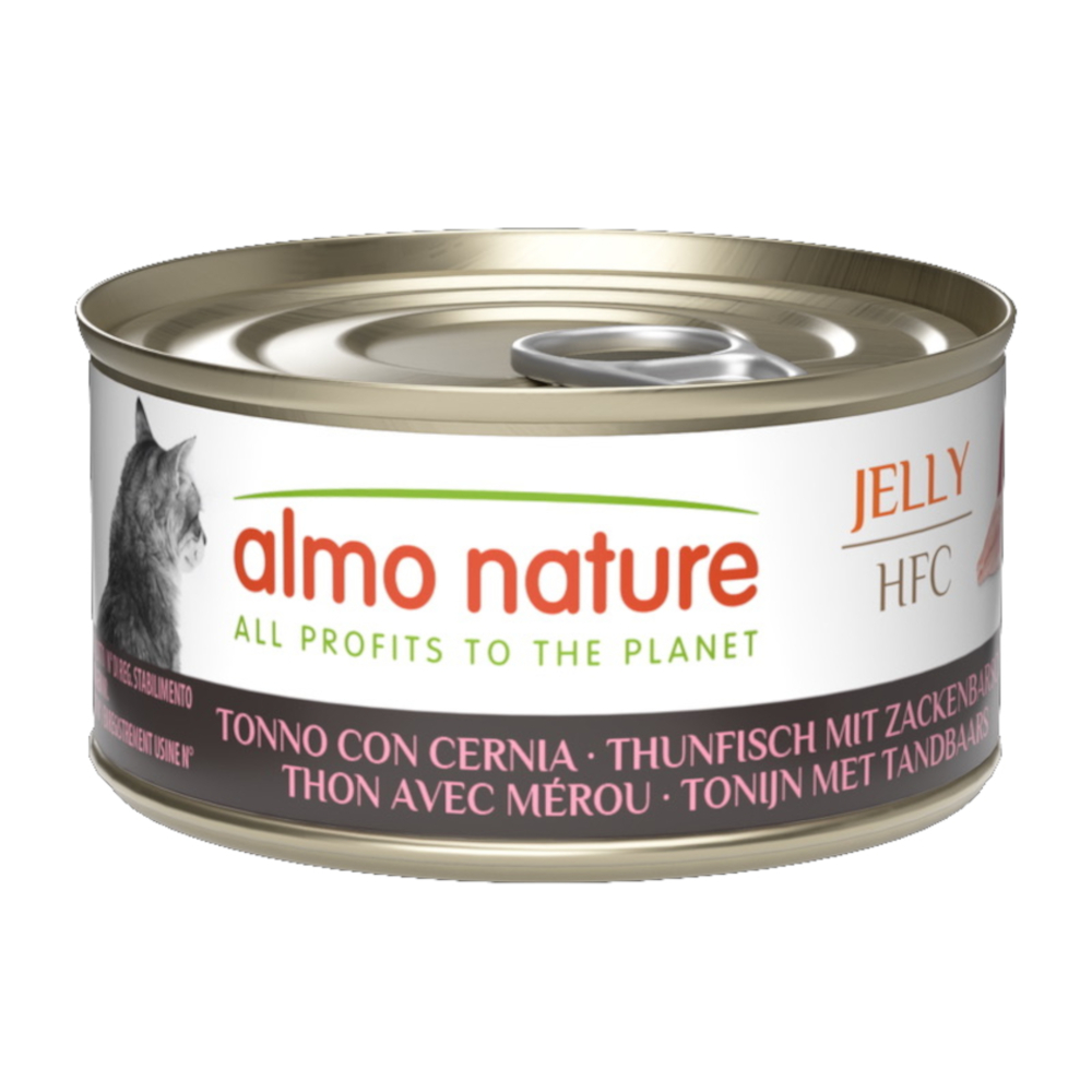 Sparpaket Almo Nature HFC Jelly 24 x 70 g - Thunfisch mit Zackenbarsch Sparpaket Almo Nature HFC Jelly 24 x 70 g - Thunfisch mit Zackenbarsch von Almo Nature HFC