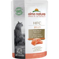 Sparpaket Almo Nature HFC Jelly Pouch 24 x 55 g - Lachsfilet von Almo Nature HFC