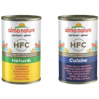 Sparpaket Almo Nature HFC Natural 12 x 140 g - Mix I (Hühnerbrust, Thunfisch, Huhn & Schinken) von Almo Nature HFC