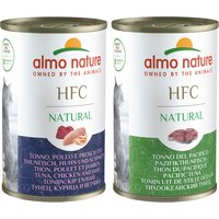 Sparpaket Almo Nature HFC Natural 12 x 140 g - Mix II (Pazifikthunfisch, Thunfisch, Huhn & Schinken) von Almo Nature HFC