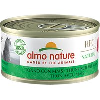 Sparpaket Almo Nature HFC Natural 24 x 70 g - Thunfisch mit Mais von Almo Nature HFC