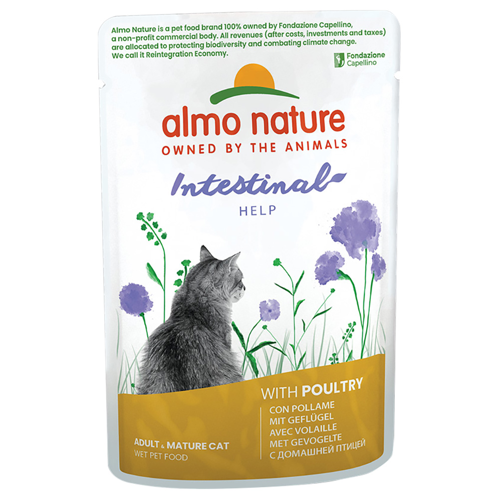 20 + 4 gratis! 24 x 70 g Almo Nature Holistic Intestinal Help - Geflügel von Almo Nature Holistic