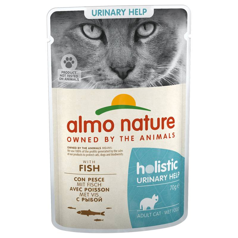 20 + 4 gratis! 24 x 70 g Almo Nature Holistic Urinary Help - Fisch von Almo Nature Holistic