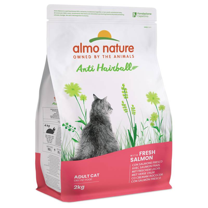 Almo Nature Anti Hairball mit Lachs - Sparpaket: 2 x 2 kg von Almo Nature Holistic