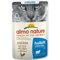 Almo Nature Holistic Sterilised - 6 x 70 g mit Huhn von Almo Nature Holistic