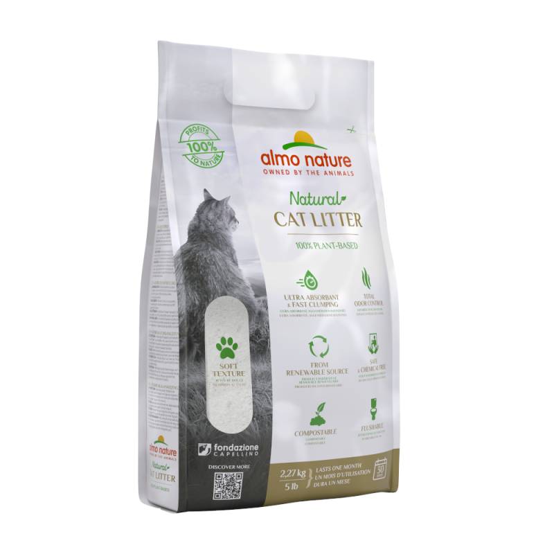 2 x Almo Nature Natural Soft zum Sonderpreis! - 2 x 2,27 kg von Almo Nature Litter