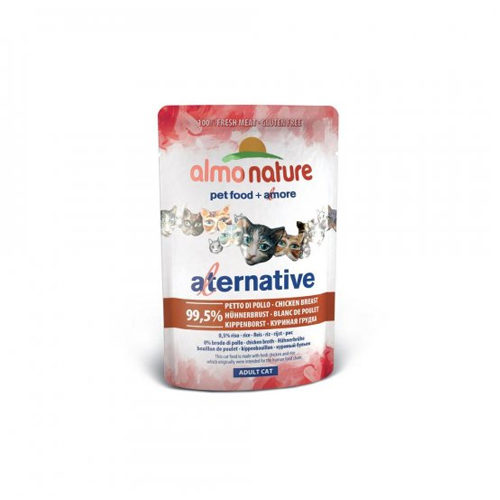 Almo Nature Alternative Katzenfutter - Dosen - Hühnerbrust - 24 x 55 g von Almo Nature