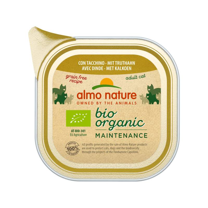 Almo Nature Bio Organic Maintenance - Pute - 19 x 85 g von Almo Nature