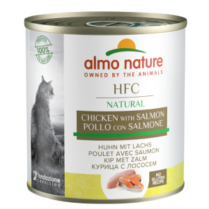 Almo Nature HFC Natural Huhn mit Lachs Katzen-Nassfutter (280 g) 12 x 280 g von Almo Nature