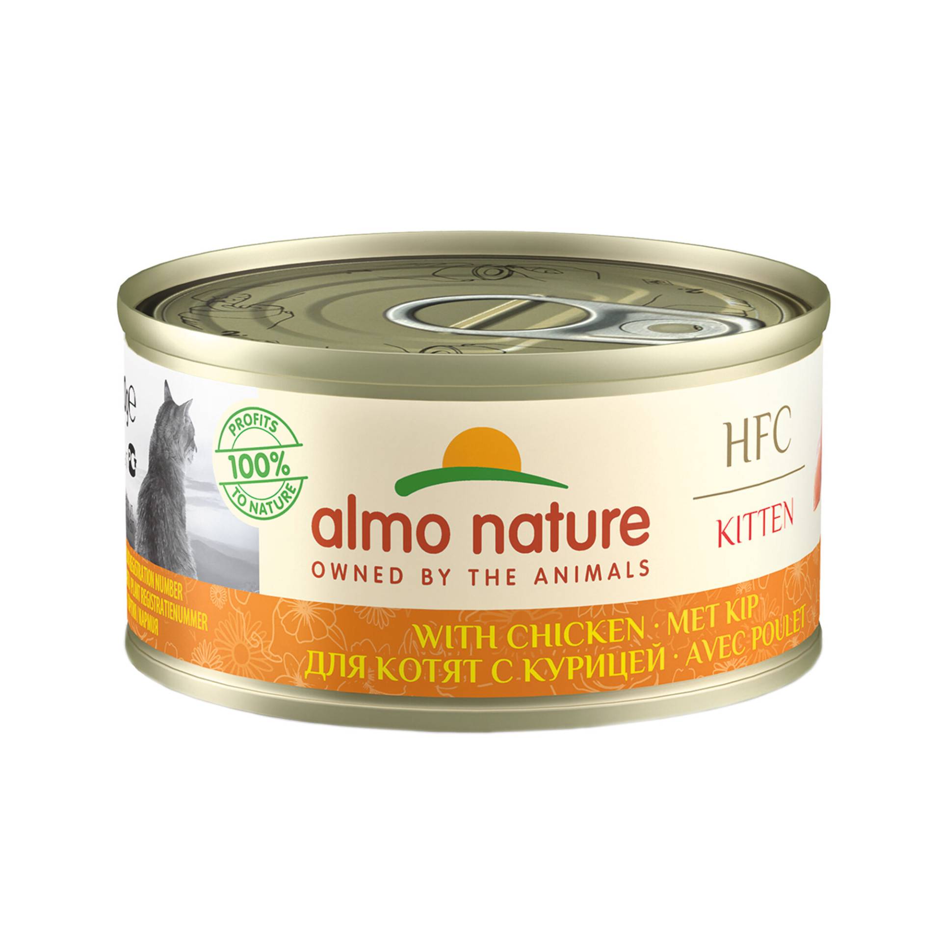 Almo Nature Classic & HFC Kittenfutter - Frischebeutel - 24 x 70 g von Almo Nature