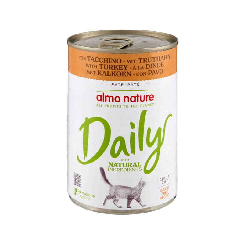 Almo Nature Daily Menu Katzenfutter - Dosen - Truthahn - 24 x 400 g von Almo Nature