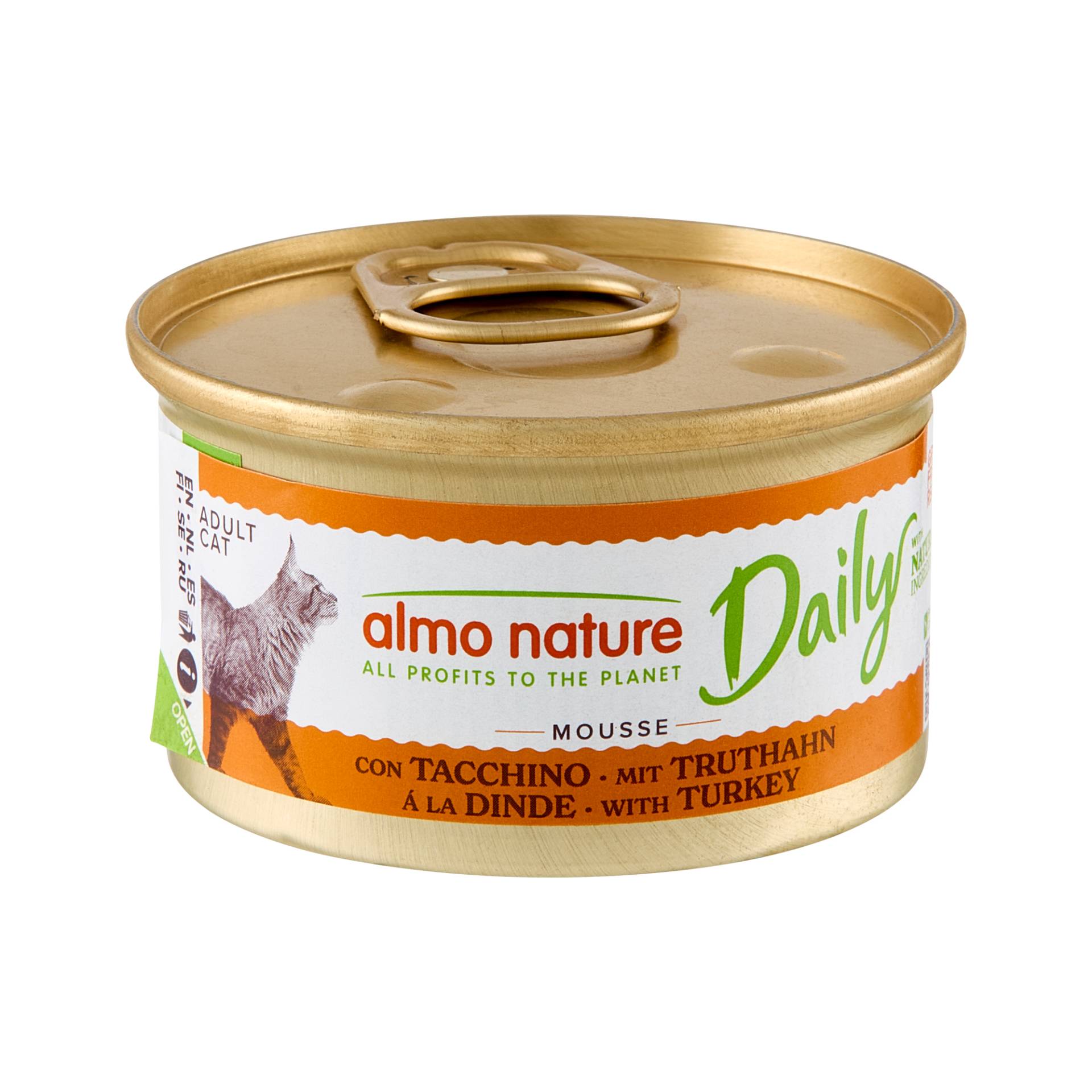 Almo Nature Daily Menu Mousse Katzenfutter - Dosen - Truthahn - 24 x 85 g von Almo Nature