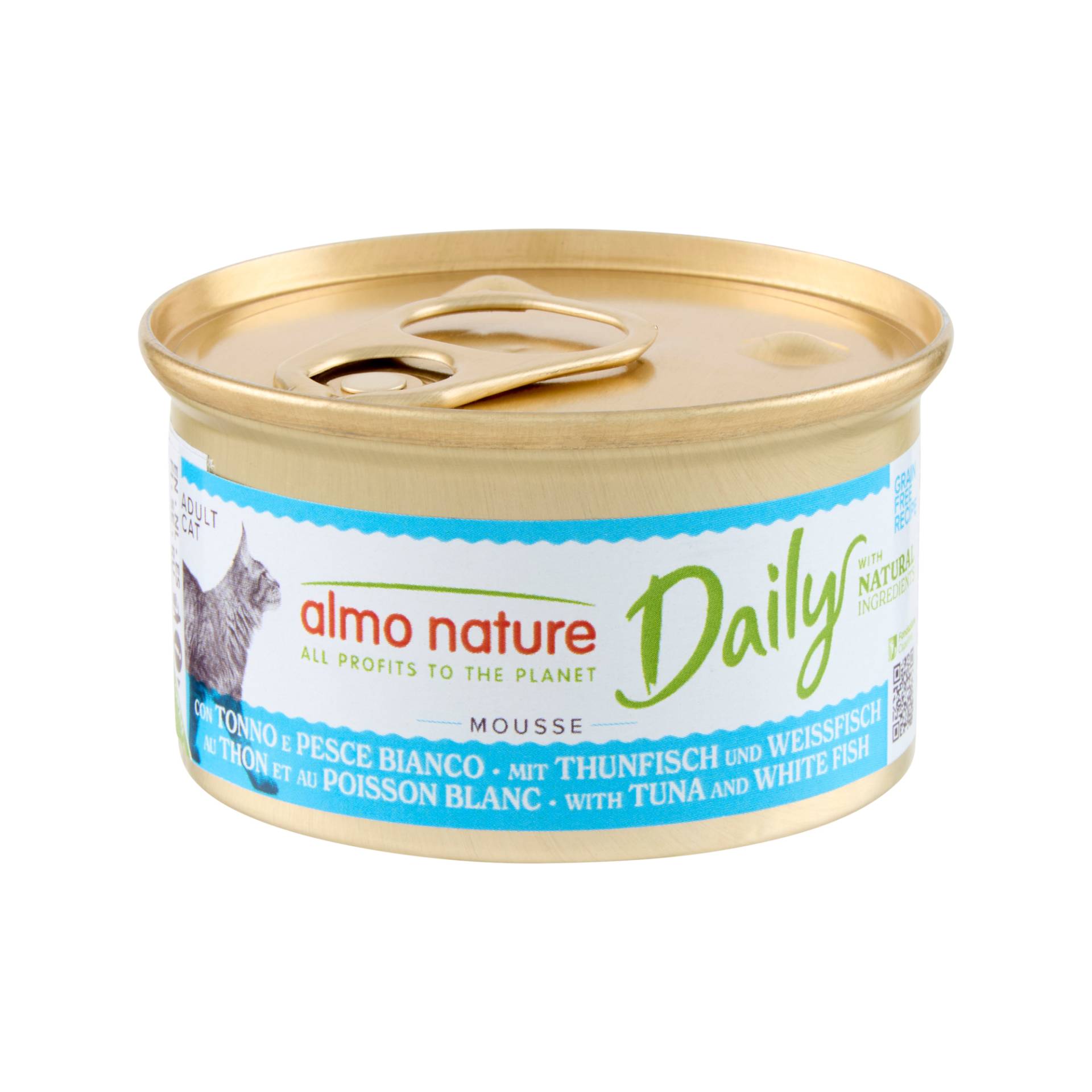 Almo Nature Daily Mousse Katzenfutter - Dosen - Thunfisch & Kabeljau - 24 x 85 g Almo Nature Daily Mousse Katzenfutter - Dosen - Thunfisch & Kabeljau - 24 x 85 g von Almo Nature