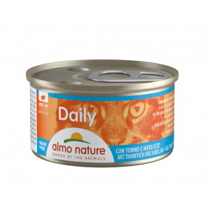 Almo Nature Daily Mousse mit Thunfisch und Weissfisch Katzen-Nassfutter (85 g) 24 x 85 g von Almo Nature