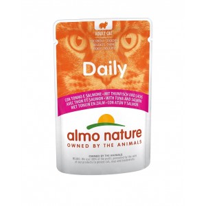 Almo Nature Daily mit Thunfisch und Lachs Katzen-Nassfutter (70 g) 30 x 70 g von Almo Nature