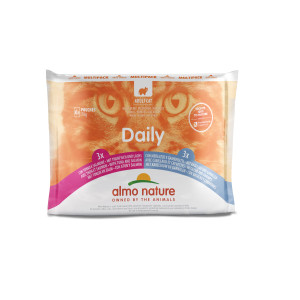 Almo Nature Daily mit Fisch Multipack Katzen-Nassfutter (70 g) 18 x 70 g von Almo Nature