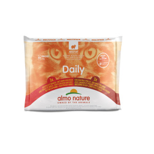 Almo Nature Daily mit Huhn Multipack Katzen-Nassfutter (70 g) 12 x 70 g von Almo Nature