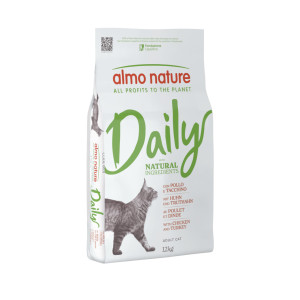 Almo Nature Daily mit Huhn und Pute Katzenfutter 12 kg von Almo Nature