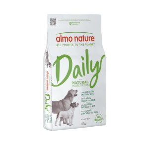 Almo Nature Daily mit Lamm, Huhn und Reis Hundefutter 12 kg von Almo Nature