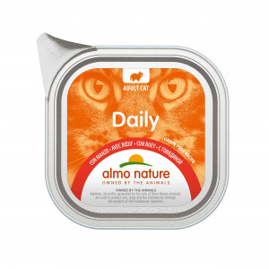 Almo Nature Daily mit Rind Katzen-Nassfutter (100 g) 32 x 100 g von Almo Nature