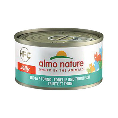 Almo Nature HFC 70 Jelly Katzenfutter - Dosen - Forelle & Thunfisch - 24 x 70 g Almo Nature HFC 70 Jelly Katzenfutter - Dosen - Forelle & Thunfisch - 24 x 70 g von Almo Nature