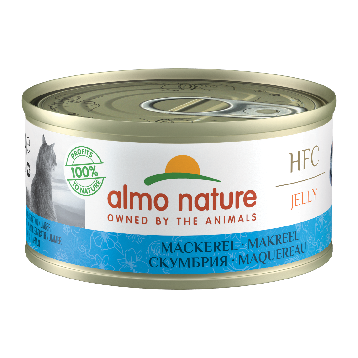 Almo Nature HFC 70 Jelly Katzenfutter - Dosen - Makrele - 24 x 70 g von Almo Nature