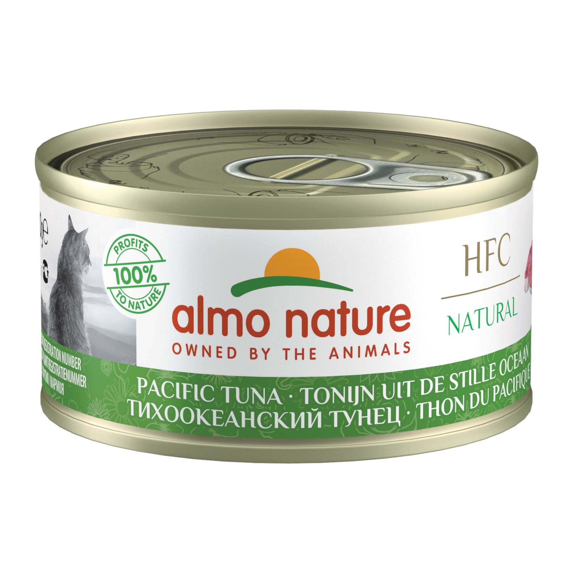 Almo Nature HFC 70 Natural Katzenfutter - Dosen - Pazifik Thunfisch - 24 x 70 g von Almo Nature