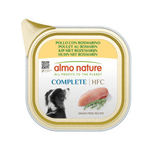 Almo Nature HFC Complete Huhn mit Rosmarin Hunde-Nassfutter (150 g) 11 x 150 g von Almo Nature