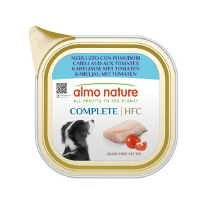 Almo Nature HFC Complete Kabeljau mit Tomaten Hunde-Nassfutter (150 g) 11 x 150 g von Almo Nature