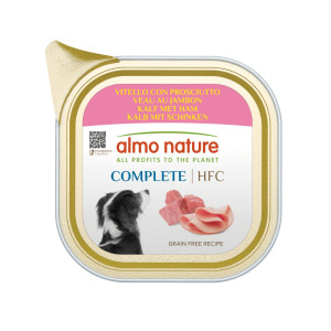 Almo Nature HFC Complete Kalb mit Huhn und Schinken Hunde-Nassfutter (150 g) 11 x 150 g von Almo Nature