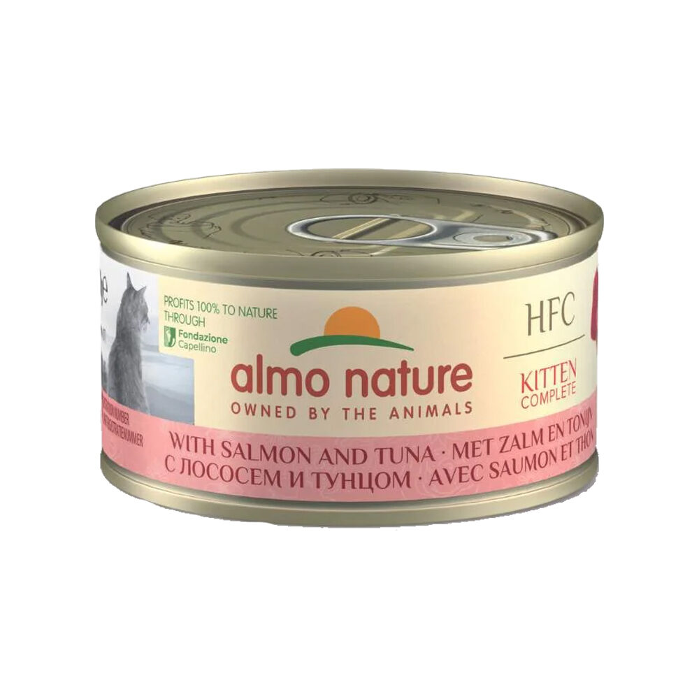 Almo Nature HFC Complete Kitten - Dose - Lachs und Thunfisch Almo Nature HFC Complete Kitten - Dose - Lachs und Thunfisch von Almo Nature