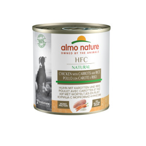 Almo Nature HFC Huhn mit Karotten und Reis Hunde-Nassfutter (290 g) 12 x 290 g von Almo Nature