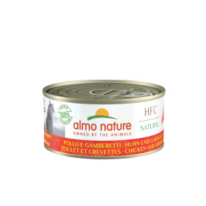 Almo Nature HFC Natural Huhn mit Garnelen Katzen-Nassfutter (150 g) 12 x 150 g von Almo Nature