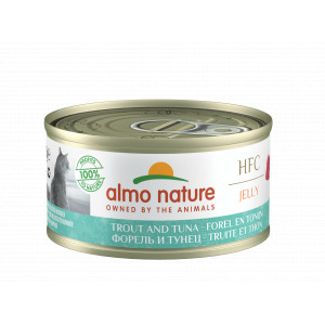 Almo Nature HFC Jelly Forelle und Thunfisch Katzen-Nassfutter (70 g) 6 x 70 g von Almo Nature